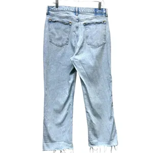 Abercrombie & Fitch The 90's Baggy Low Rise Jeans‎ Blue Light Wash Women 31/12 thumbnail 2
