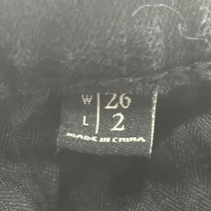 Abercrombie & Fitch Womens Black Denim Shorts Raw Hem Cut Off Size 26 2 Low Rise thumbnail 5