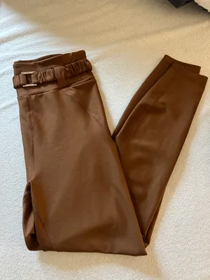Alo brown belt leggings size xs thumbnail 2