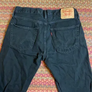 Retro Y2k Levis 505 Black Straight Fit Jeans thumbnail 4