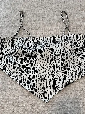 Urban Threads cow print bandana style top thumbnail 1