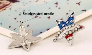 💥$2💥 American Flag Star Stud Earrings Multiple thumbnail 6
