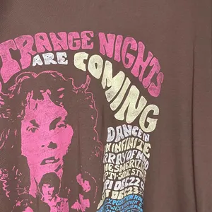 Daydreamer The Doors Strange Nights Are Coming Stone Brown Tee NWOT Size Small thumbnail 7