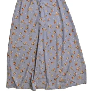 NWT WeWoreWhat Vintage Roses Ruffle Halter Sleeveless Maxi Dress XS Blu Lavender thumbnail 9
