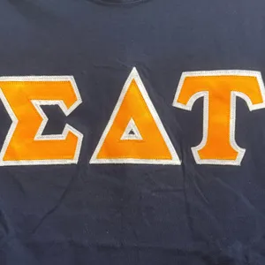 Sigma Delta Tau EAT Sorority Fraternity Greek Life University Gildan Tee Shirt thumbnail 2
