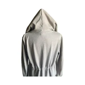 Beyond Yoga-On the go-Cozy Taupe Jacket-size large The first three stock photos are the actual color of the jacket, I had a hard time capturing the exact color in my pictures. Soft and warm taupe jacket. Ideal for comfort and style Open front Cinched waist Hooded Side pockets 67% cotton and 33% polyester Excellent condition thumbnail 10