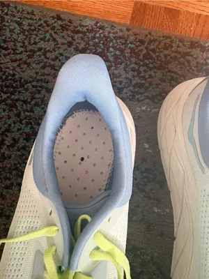 Hoka One One Women's Pale Blue Running Sneakers with Lime Accents thumbnail 5