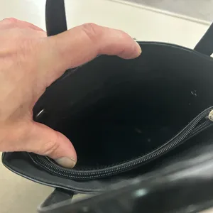 Esprit Glossy Black Tote Bag Vintage nice & clean thumbnail 5
