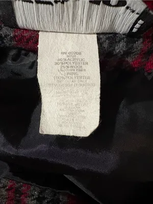 35th & 10th Vintage Wool Blend Plaid Mini Skirt | Size: XS thumbnail 5