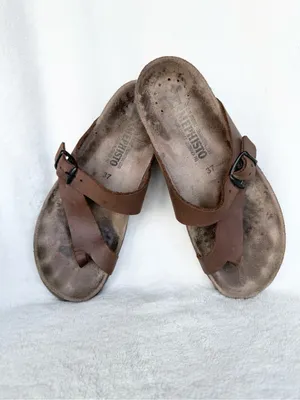 Mephisto Brown Leather Buckle Toe thumbnail 8