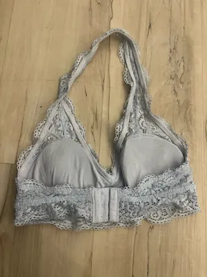Light Blue Lace Bralette Aerie thumbnail 2