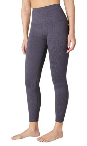 Beyond Yoga caught in the‎ midi high waisted legging in SHADOW GREY ankle thumbnail 1