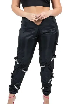 My Boywear Chloe Cargo V Cut Slush Pants Women’s Small thumbnail 1
