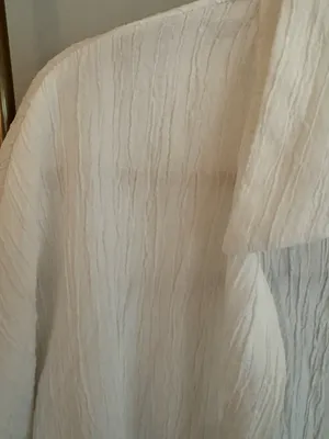 White Oversized Beach Coverup thumbnail 3