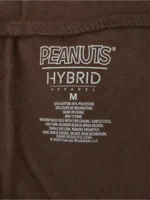 Target Peanuts Brown Athletic Shorts with Yellow Trim - Women thumbnail 4