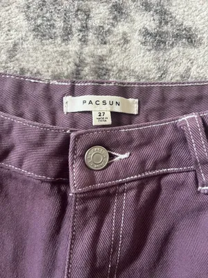 Pacsun Wide Leg Purple Jeans thumbnail 2