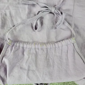 Urban Outfitters Womens Dress 8 Purple Halter Neck Open Tie Back Bodycon Mini thumbnail 3