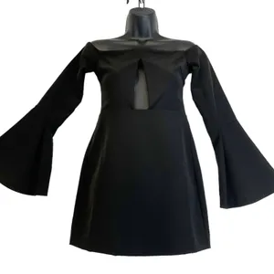 NEW NBD Womens S‎ Little Black Mini Dress Bell Sleeves Off Shoulder Cut Out thumbnail 10