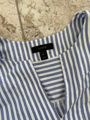 J.Crew Striped Tunic Top thumbnail 2