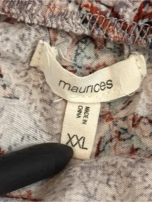 Maurices XXL Purple Floral Babydoll Dress Boho thumbnail 6