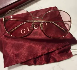 Gucci Sunglasses Women’s round metal alloy thumbnail 1