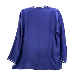 Victorias Secret PJ‎ Top XS Satin Button Down Pajama Sleep Shirt Sateen thumbnail 2