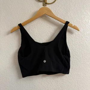 Lululemon Nulu Front-Darting Yoga Bra Light Support, B/C Cup Black Size 10 thumbnail 3