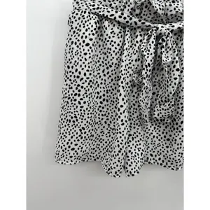 Altar'd State Womens Paperbag‎ Shorts Size M Polka Dot Belted High Waisted thumbnail 3