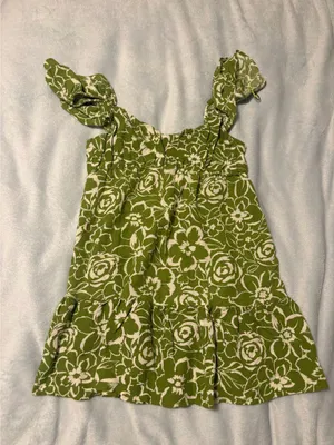 Blu Pepper Green Dress thumbnail 1