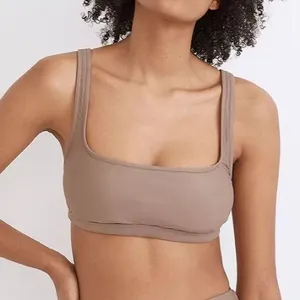 madewell  brown second wave classic top new thumbnail 1