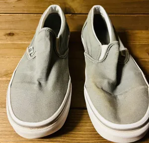 Vans grey slip on women's 7.5 thumbnail 3