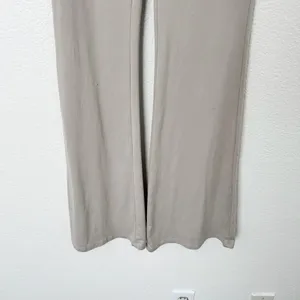[TRESSER] Tan Criss Cross Tie Waist Ruched Low Rise Flare Leg Pants Size Small S thumbnail 10