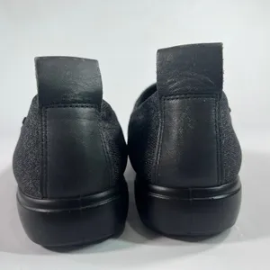 ECCO Soft 7 Gore-Tex Slip On Sneakers Women's US‎ 8 Black Waterproof Extra Width thumbnail 9