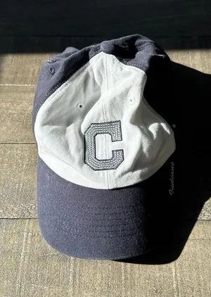 Genuine Merchandise Women's Navy Blue White "C" Indians Baseball Cap thumbnail 1
