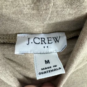 J.Crew Womens Taupe Heather Cotton Blend Long Sleeve Turtleneck Top Size M thumbnail 3