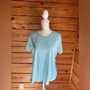LULULEMON Size 8 teal top with vented sides​ thumbnail 6