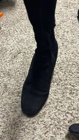 Black over the knee boots thumbnail 3