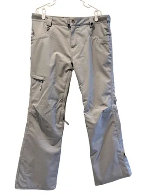 686 Womens Authentic Patron Insulated Waterproof Ski Snowboard‎ Pants XL Gray thumbnail 1