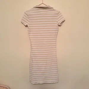 Tommy Hilfiger Polo Dress Womens XXS Tan‎ White Striped Slim Fit Preppy Sporty thumbnail 10