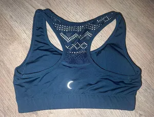 Blue sports bra thumbnail 1