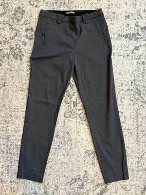 Maurice’s gray slim fit dress pant, stretch waist size medium regular thumbnail 1