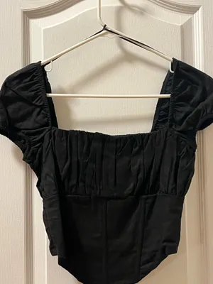 Glassons Black square neck corset thumbnail 7