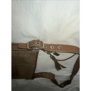 Authentic COACH F10944 Mini Signature Shoulder Bag Beige Brown Canvas Leather thumbnail 6