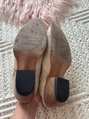 Freebird by Steven Cream Leather Western Slip-On Mules thumbnail 9