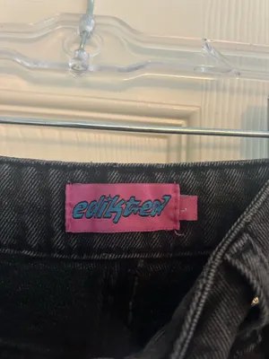 Edikted Jeans Low-Rise Black thumbnail 3