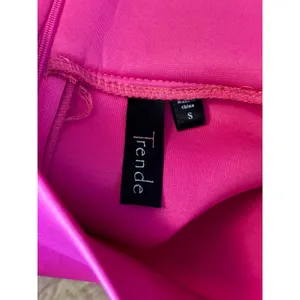 Trende Hot Pink Scuba Skater Skirt Mini A-Line Fuchsia Neoprene Small thumbnail 5