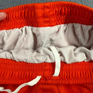 Asics Medley Running Shorts Womens Medium Orange Drawstring Liner TF754-1501 NWT thumbnail 4