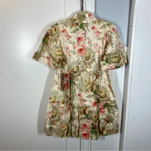 Tuckernuck Sun Faded Floral Crawford Mini Dress‎ Size Small NWT NEW cotton vacay thumbnail 6