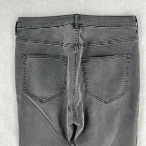 H&M Curvy Jegging Womens‎ Skinny Jean Size 10 High Waist Stretch Charcoal Denim thumbnail 8