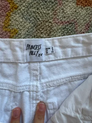 Princess Polly White Wide Leg Jeans thumbnail 4